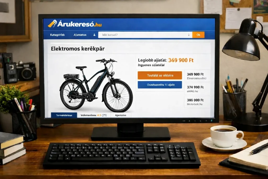 Árukereső elektromos kerékpár